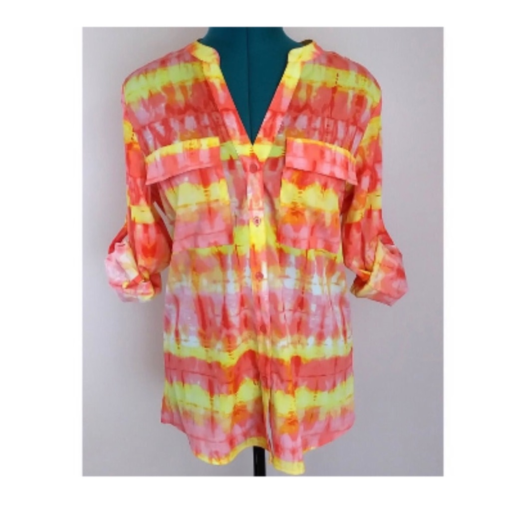 Multi Colored Lightweight Blouse